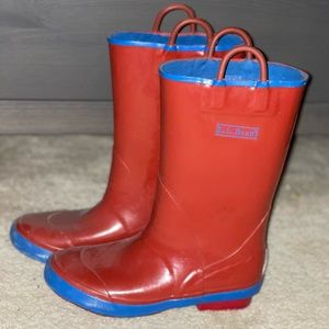 LL Bean kids rain boots